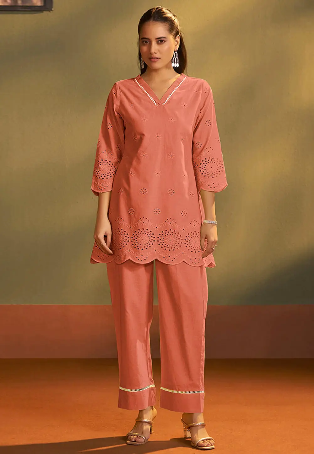 Rust Cotton Co-Ords Set 334163