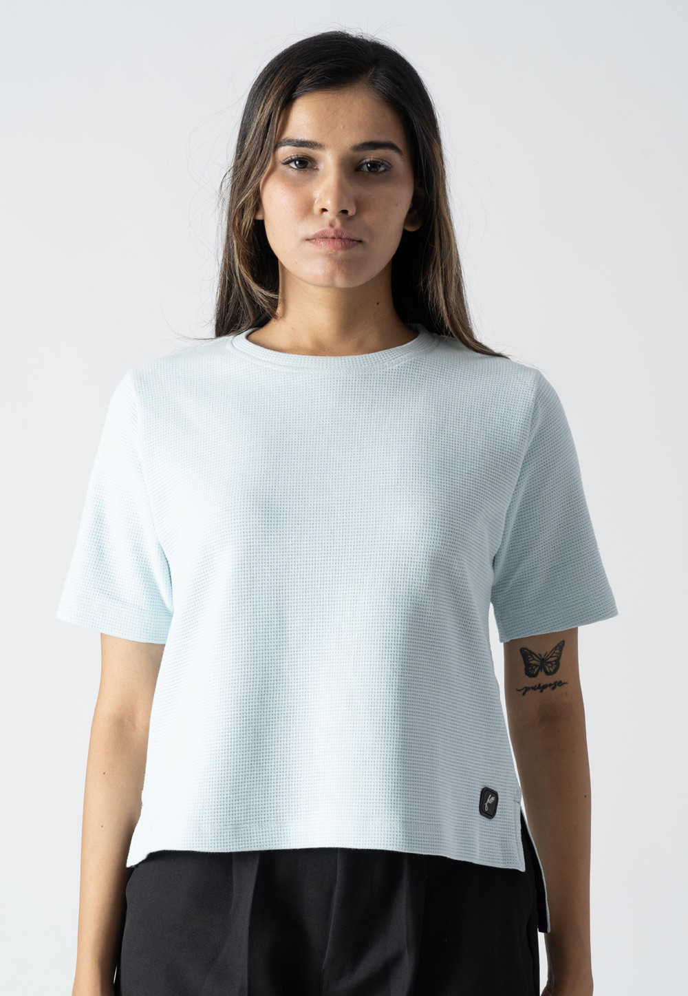 Sky Blue Cotton Top 313267