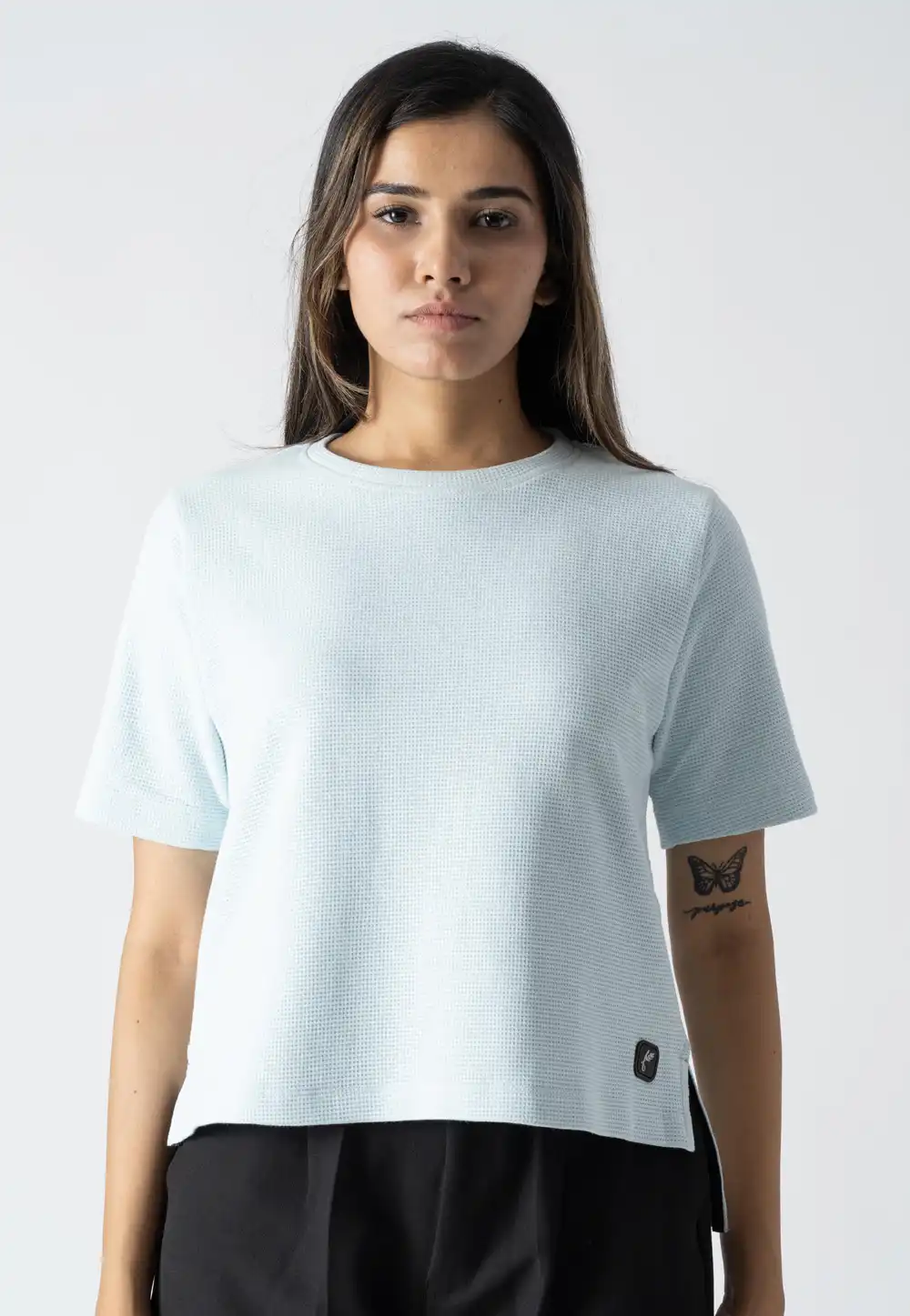 Sky Blue Cotton Top 313267
