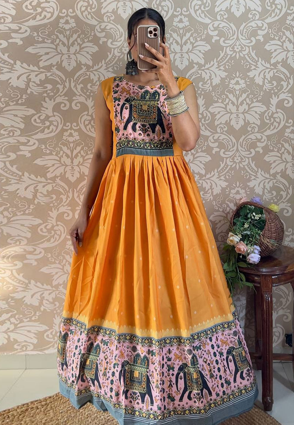 Yellow Muslin Gown 312738