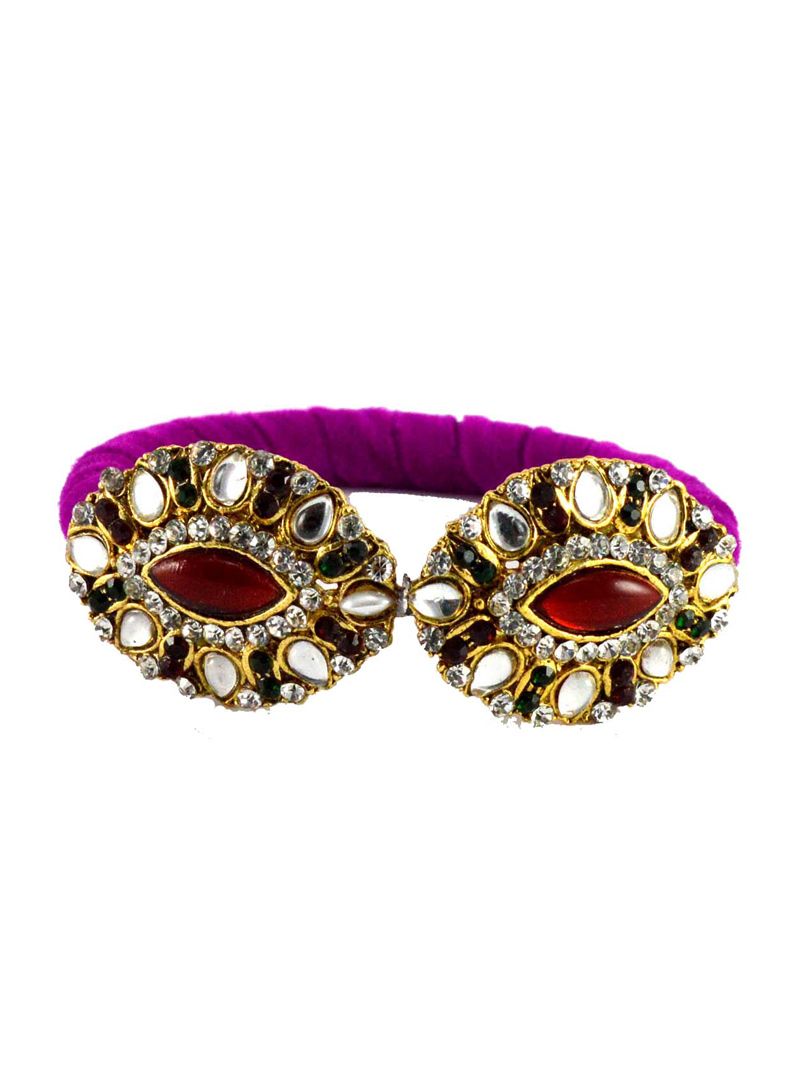 Magenta Brass Kada 108055