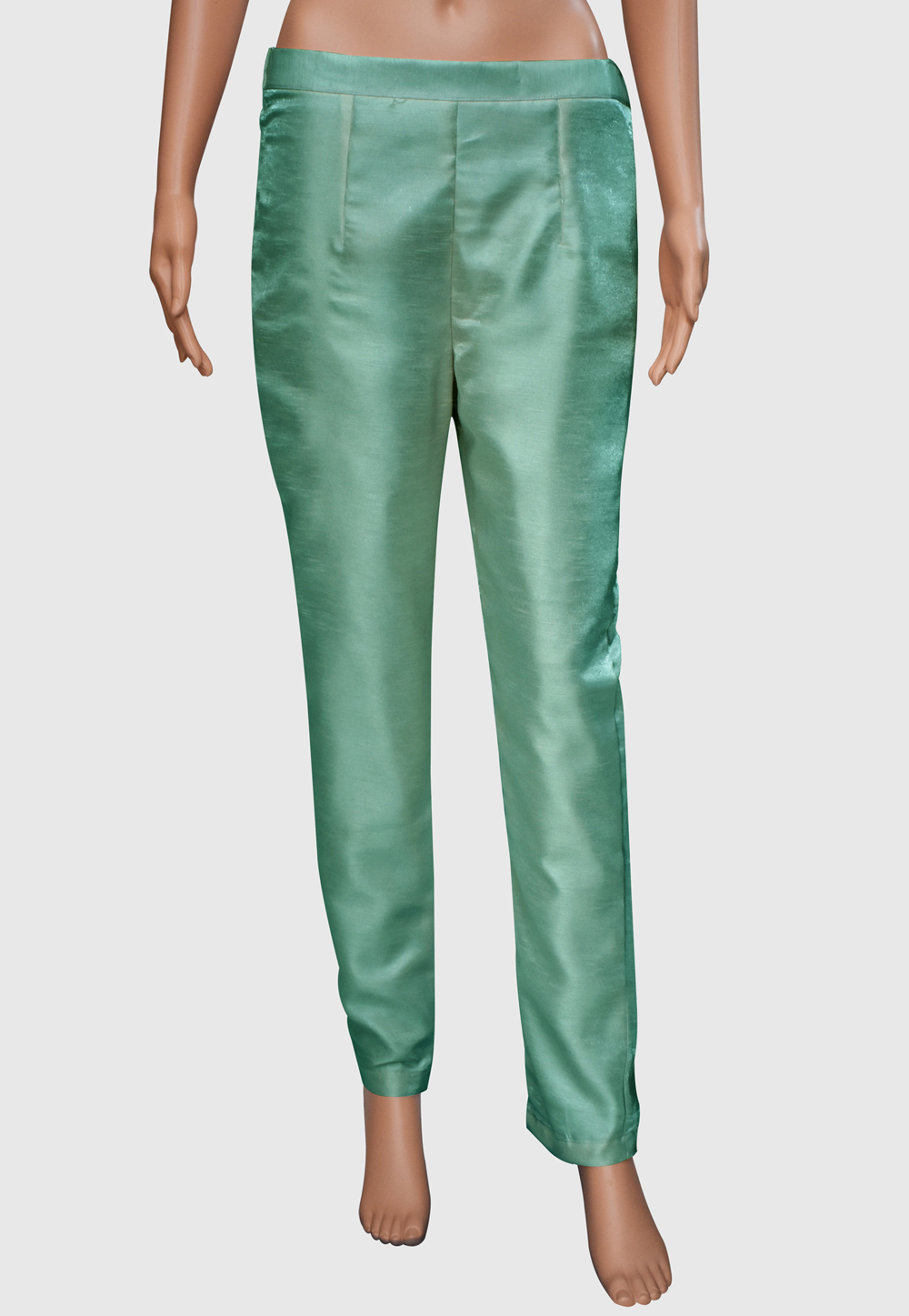 Sea Green Silk Readymade Pant 201912