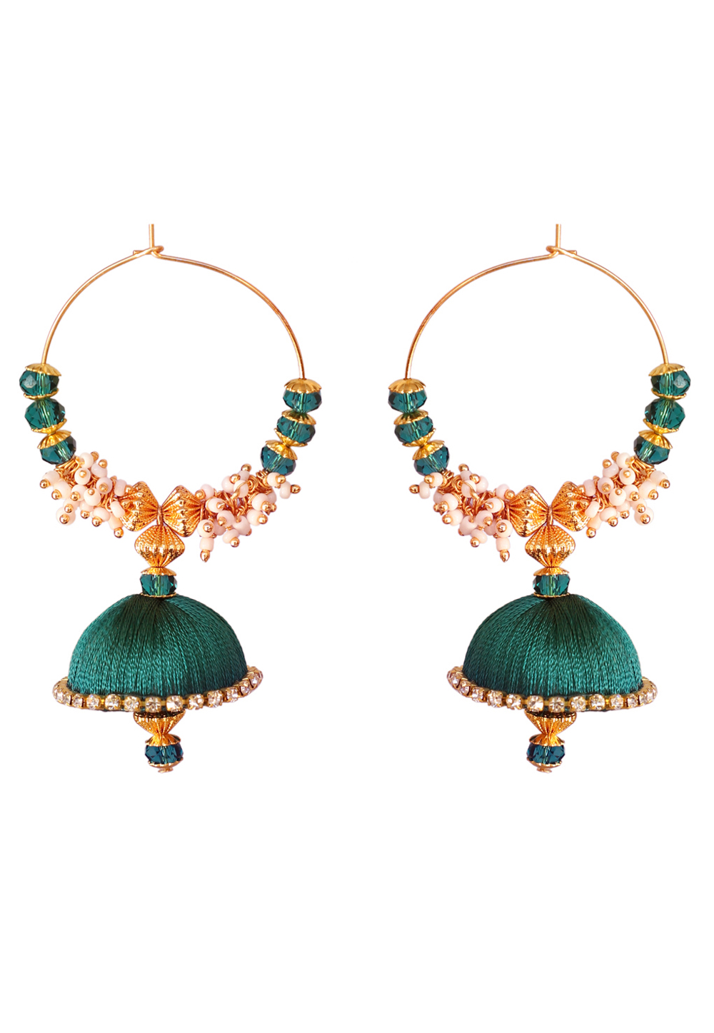 Sea Green Thread Earrings 169170