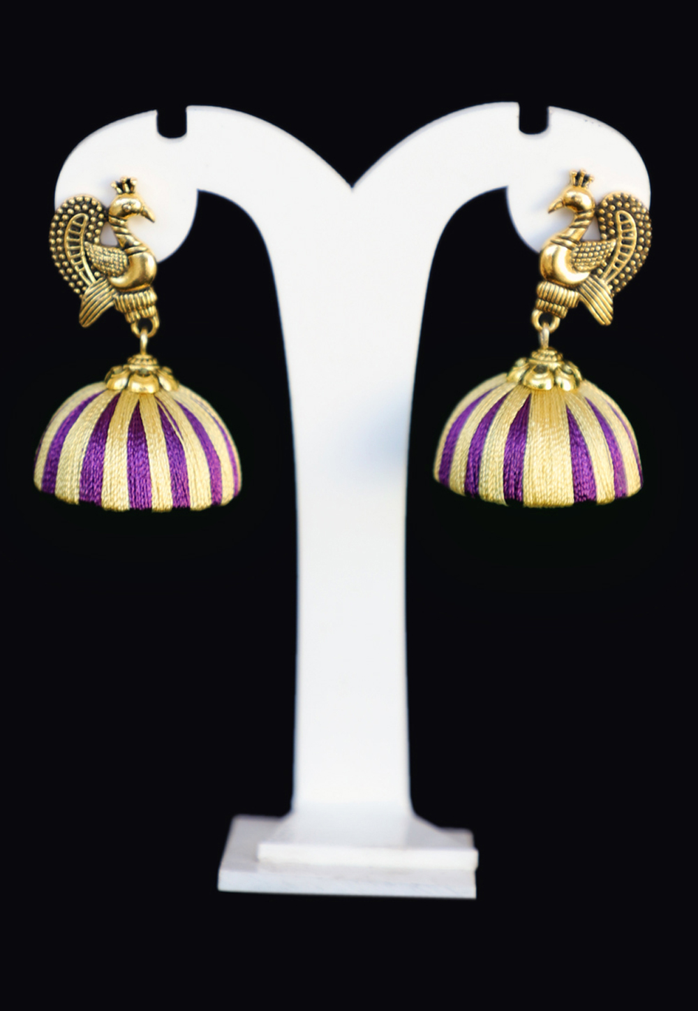 Blue Thread Earrings 169137