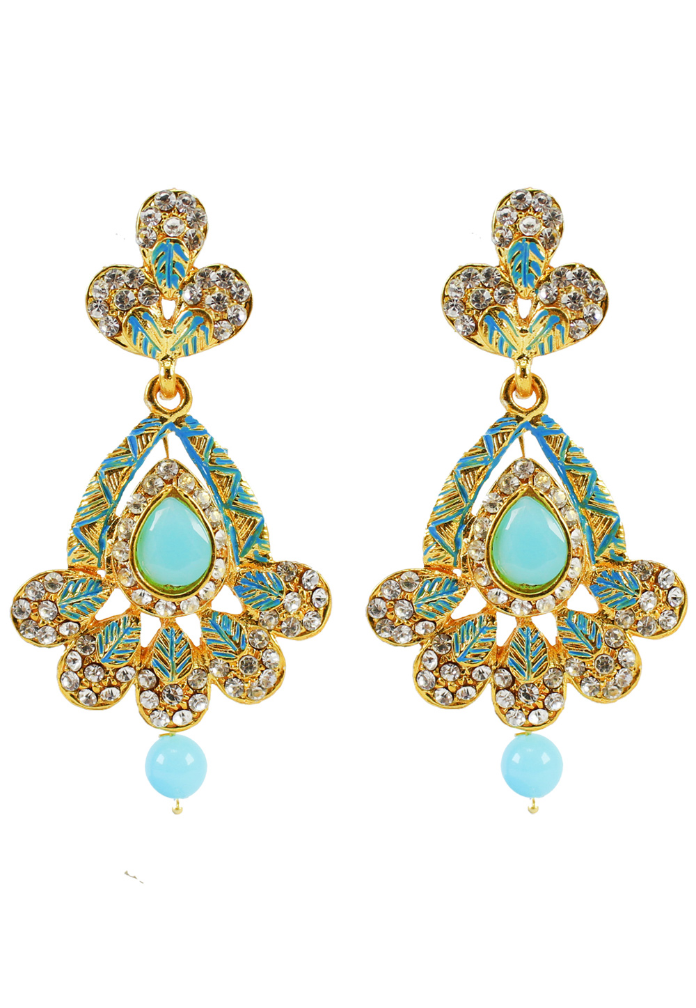 Aqua Alloy Austrian Diamond Earrings 177880