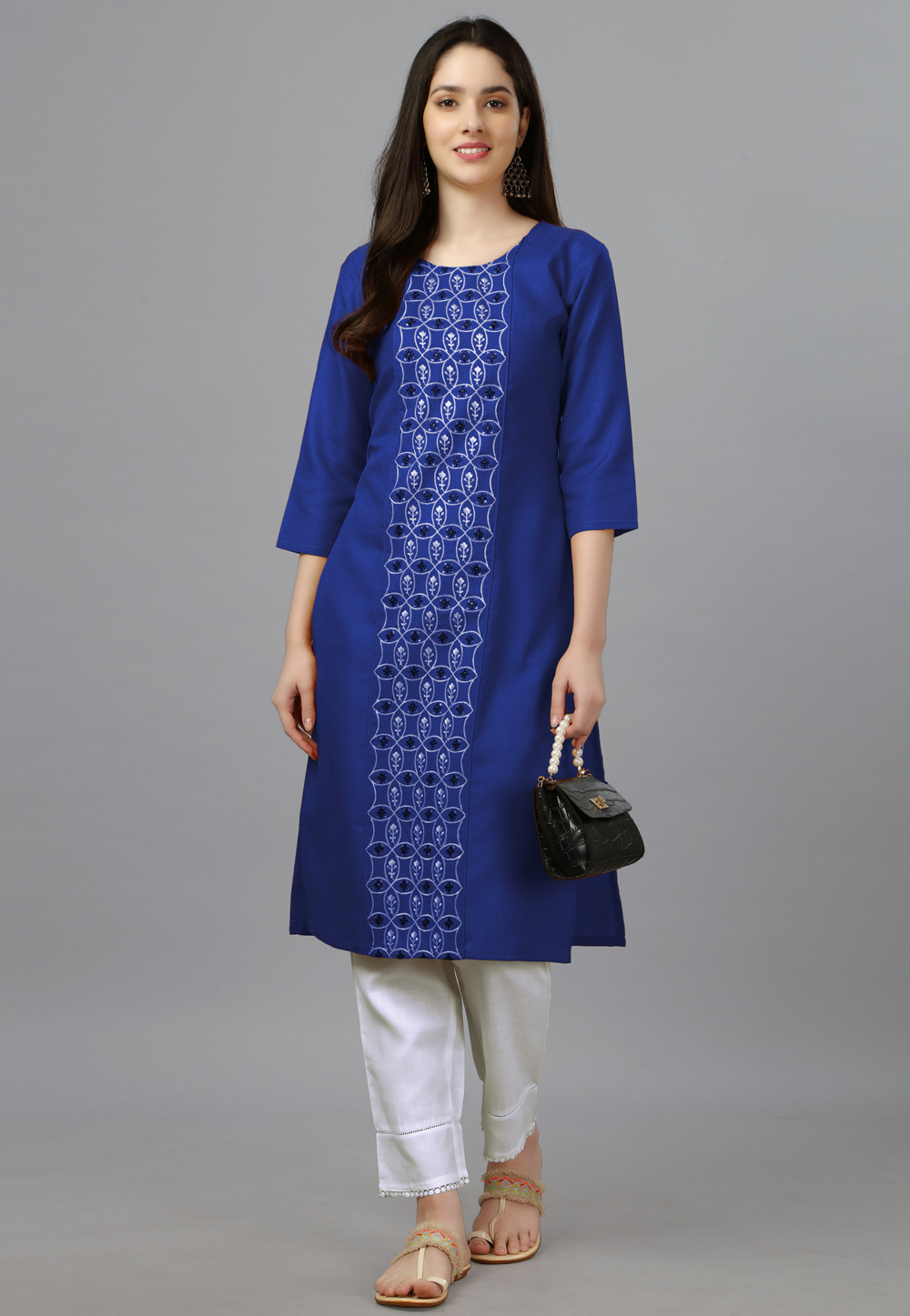 Blue Cotton Tunic 268894