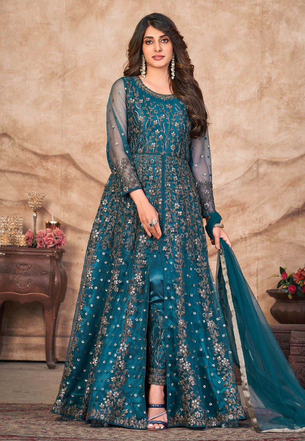 sabah by simran exclusive designer embroidered anarkali suit catalogue at  affordable rate