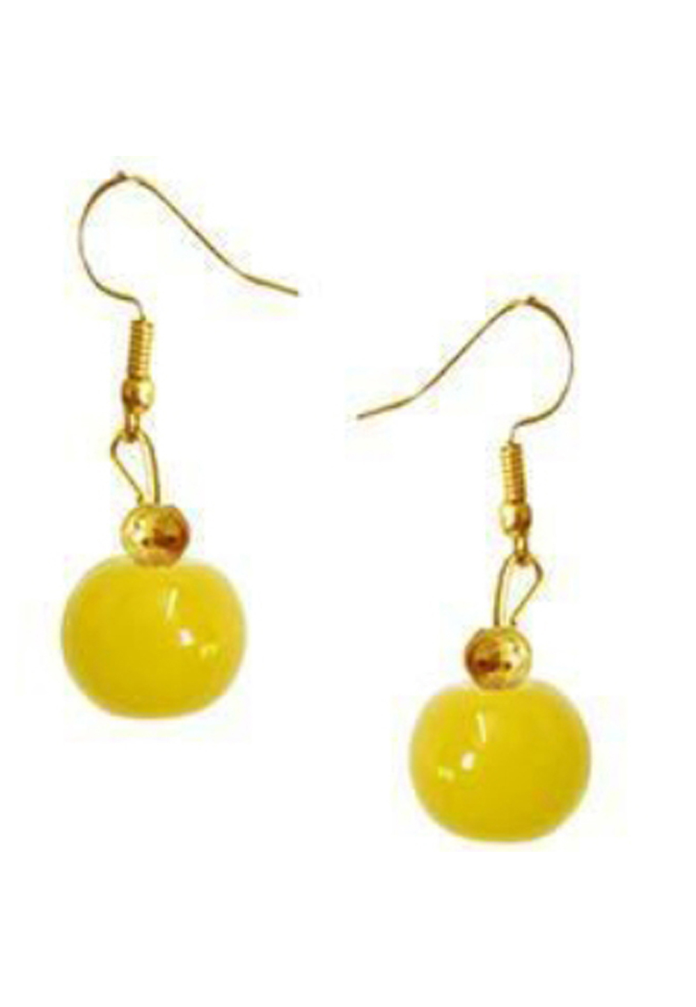 Yellow Brass Earrings 201108
