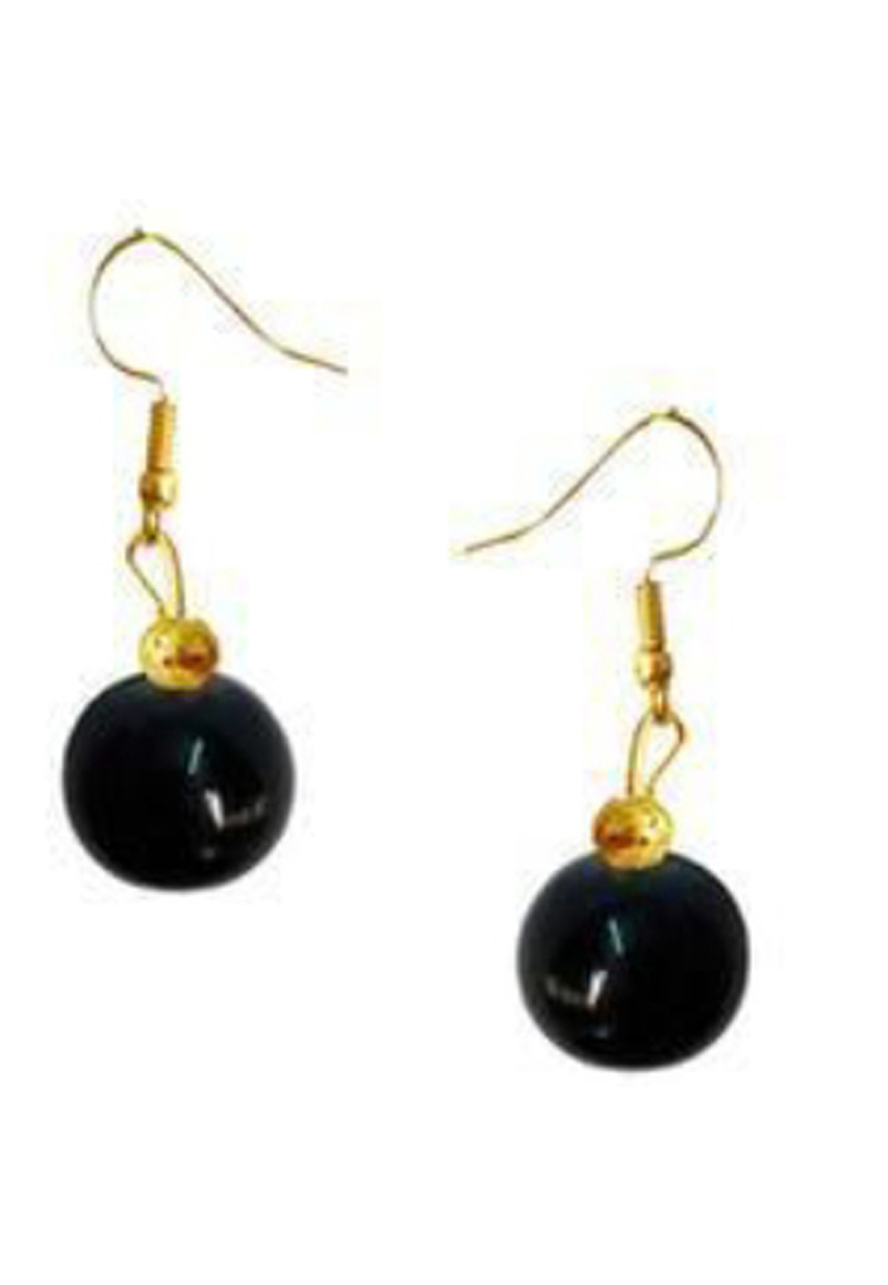 Black Brass Earrings 201110