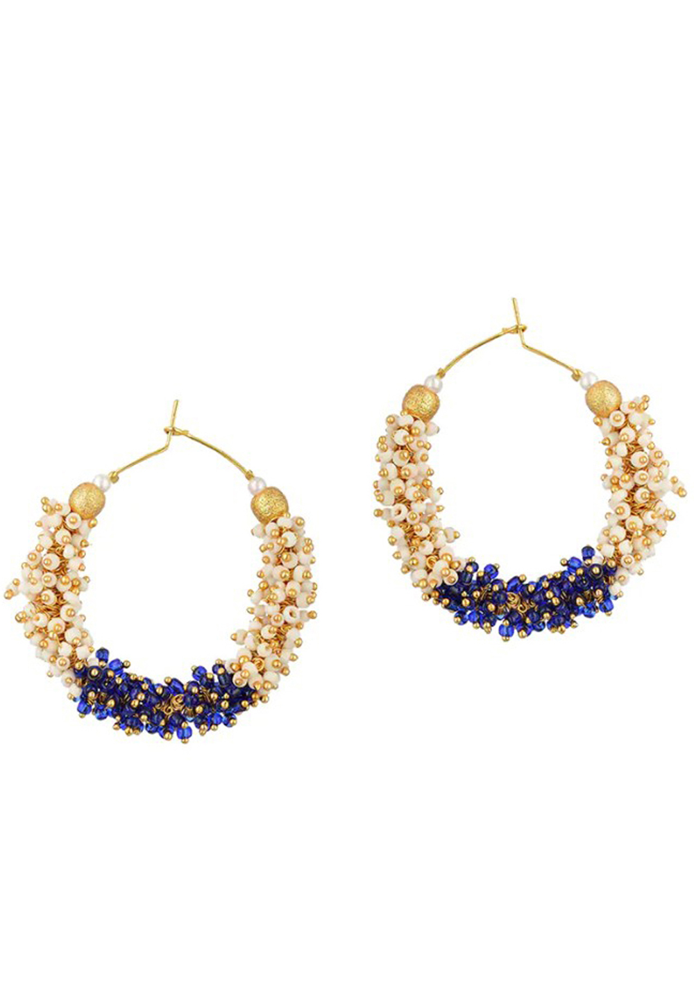 Blue Brass Earrings 201113