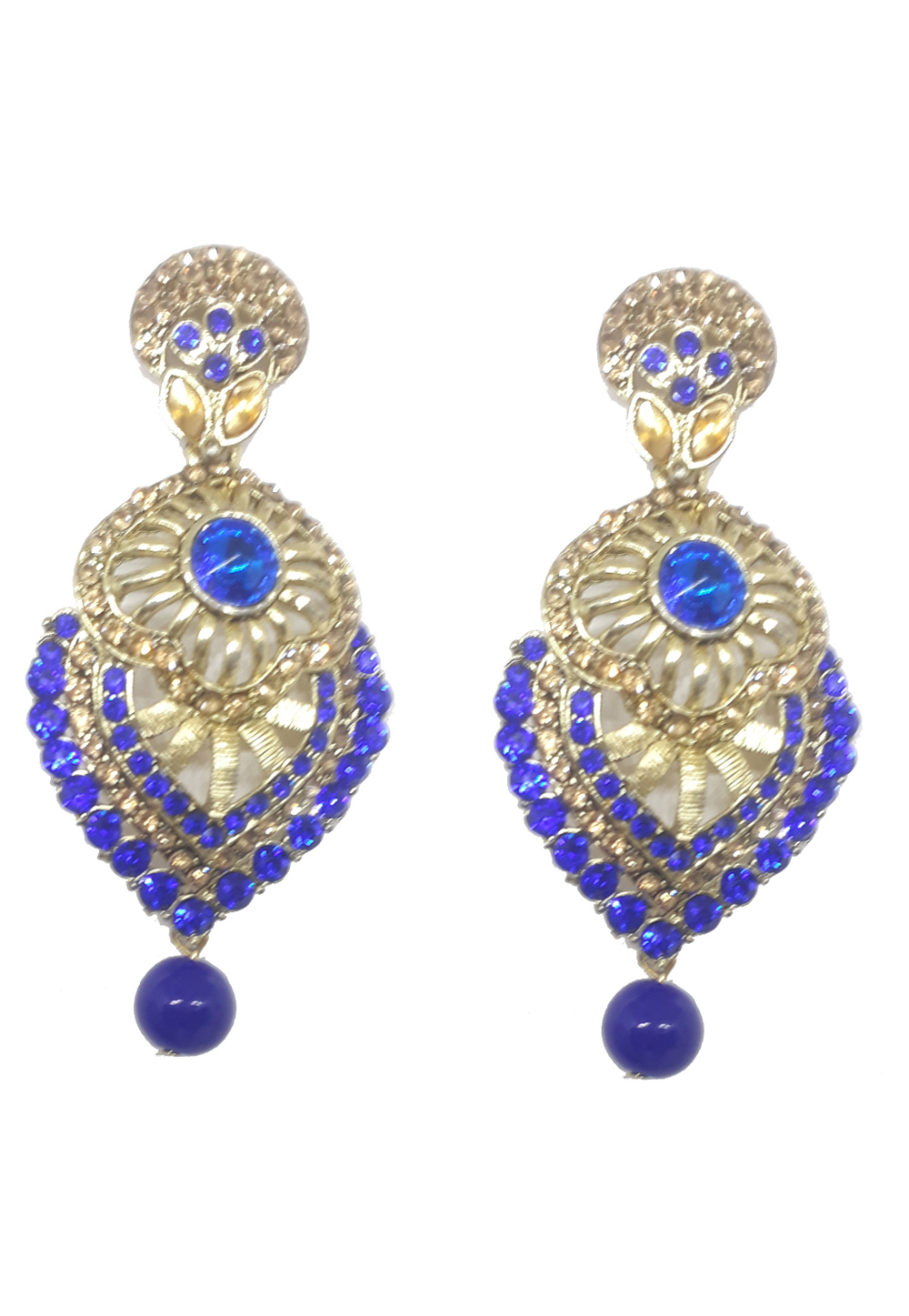 Blue Brass Earrings 202018
