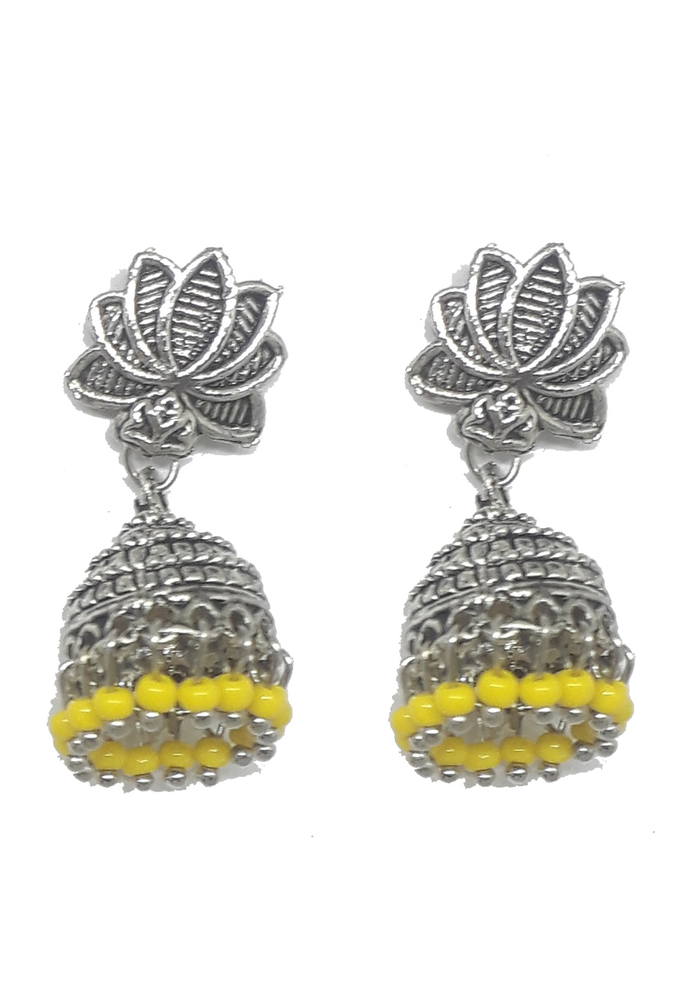 Yellow Brass Earrings 202035