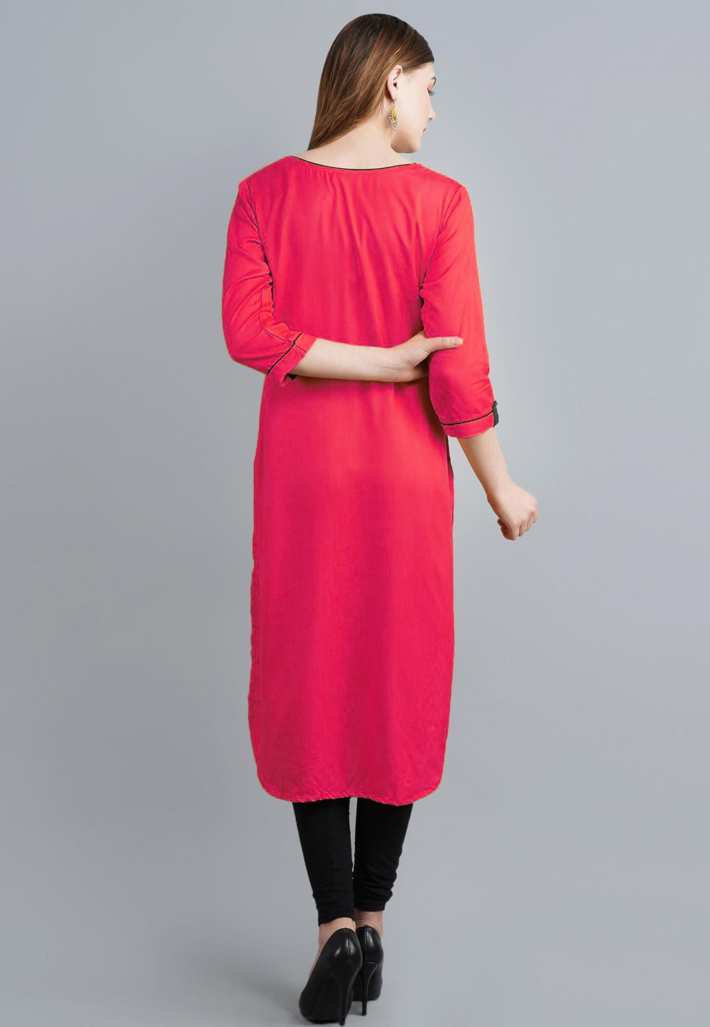 Buy Pink Kurtis & Tunics for Women by VBUYZ Online | Ajio.com