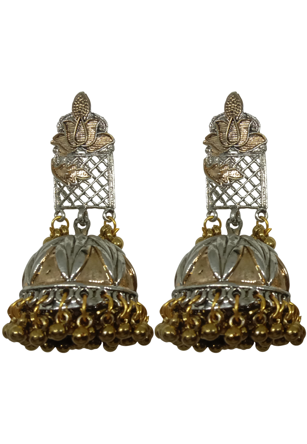 Silver Alloy Austrian Diamond Earrings 232384
