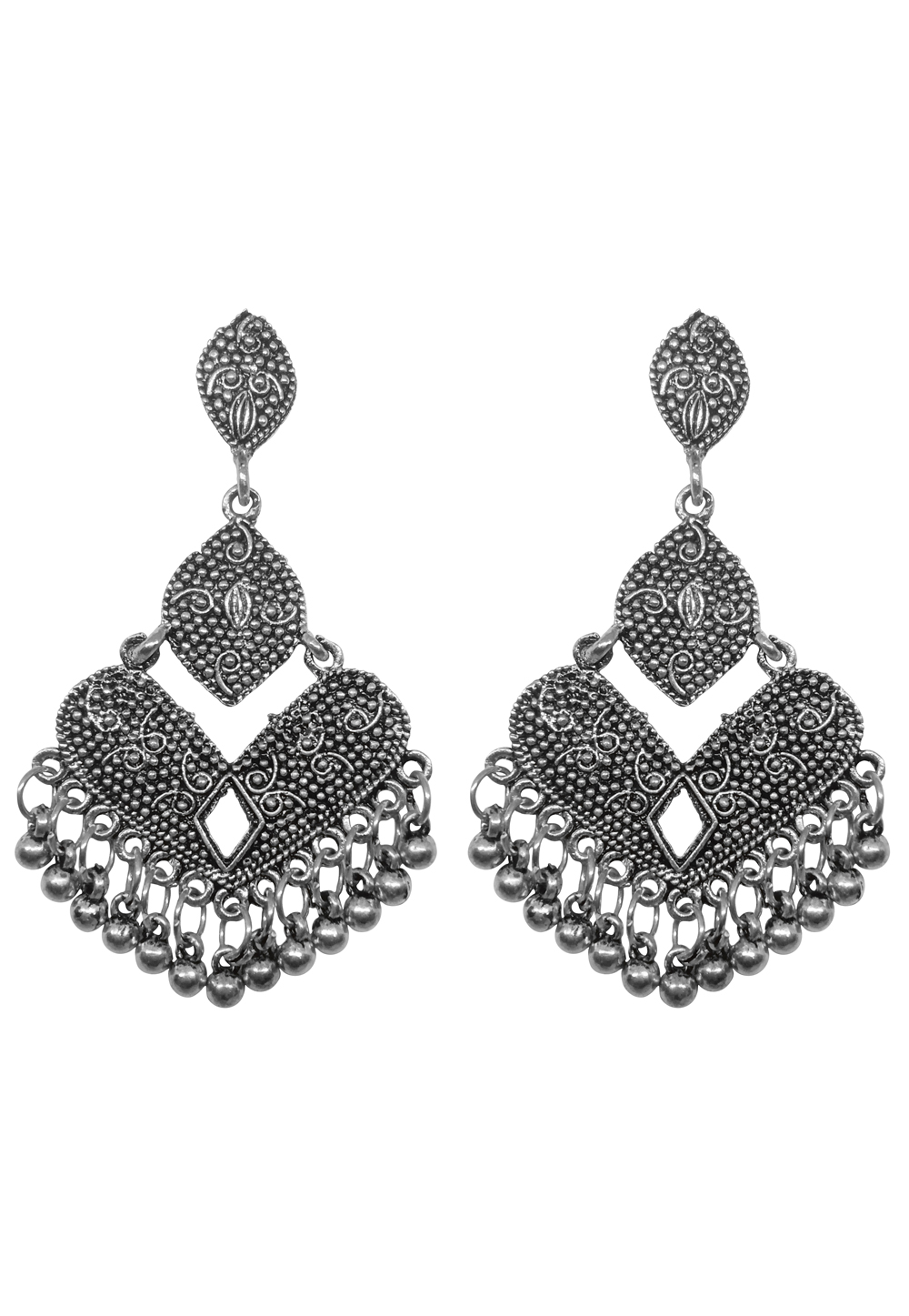 Silver Alloy Austrian Diamond Earrings 232400
