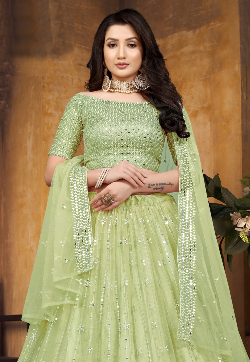 Buy lehenga under 1000 stitched in India @ Limeroad