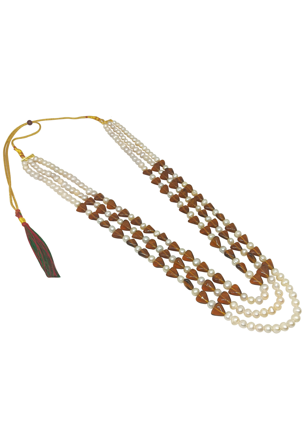 Brown Alloy Necklace 269219