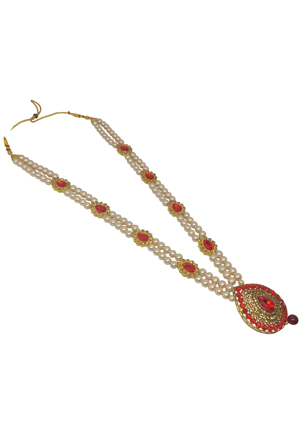 Red Alloy Necklace 269229