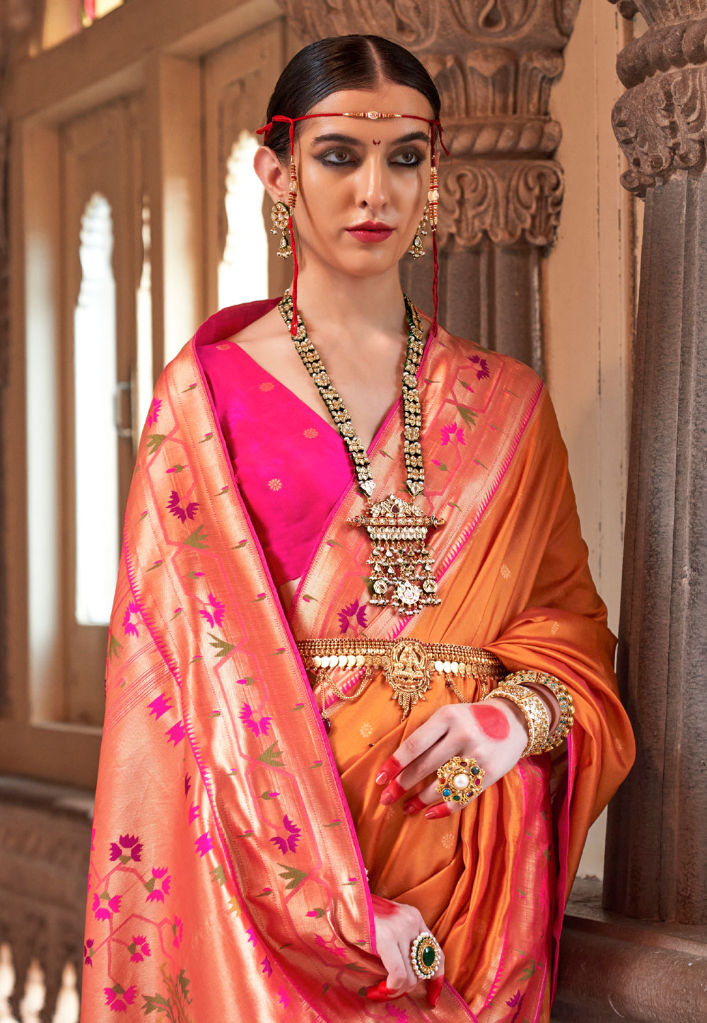 All about paithani sarees colours and how to style them