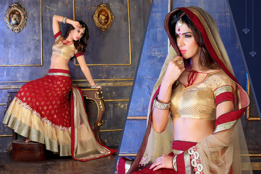 Maroon Net Wedding Lehenga Choli 43842