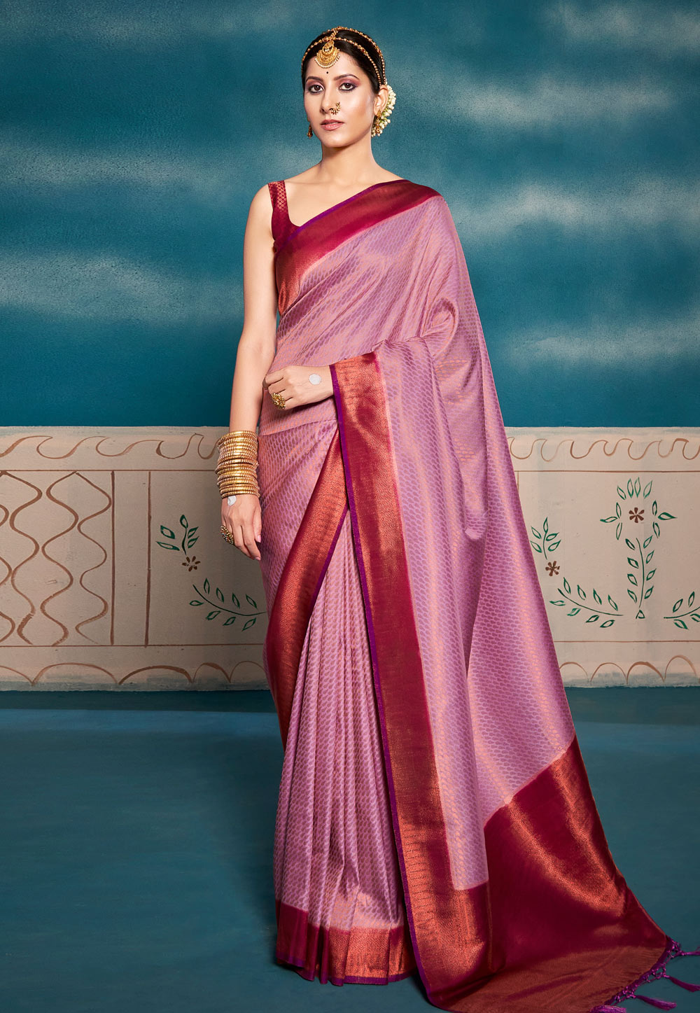 Pink Kanjivaram Silk Saree 264904