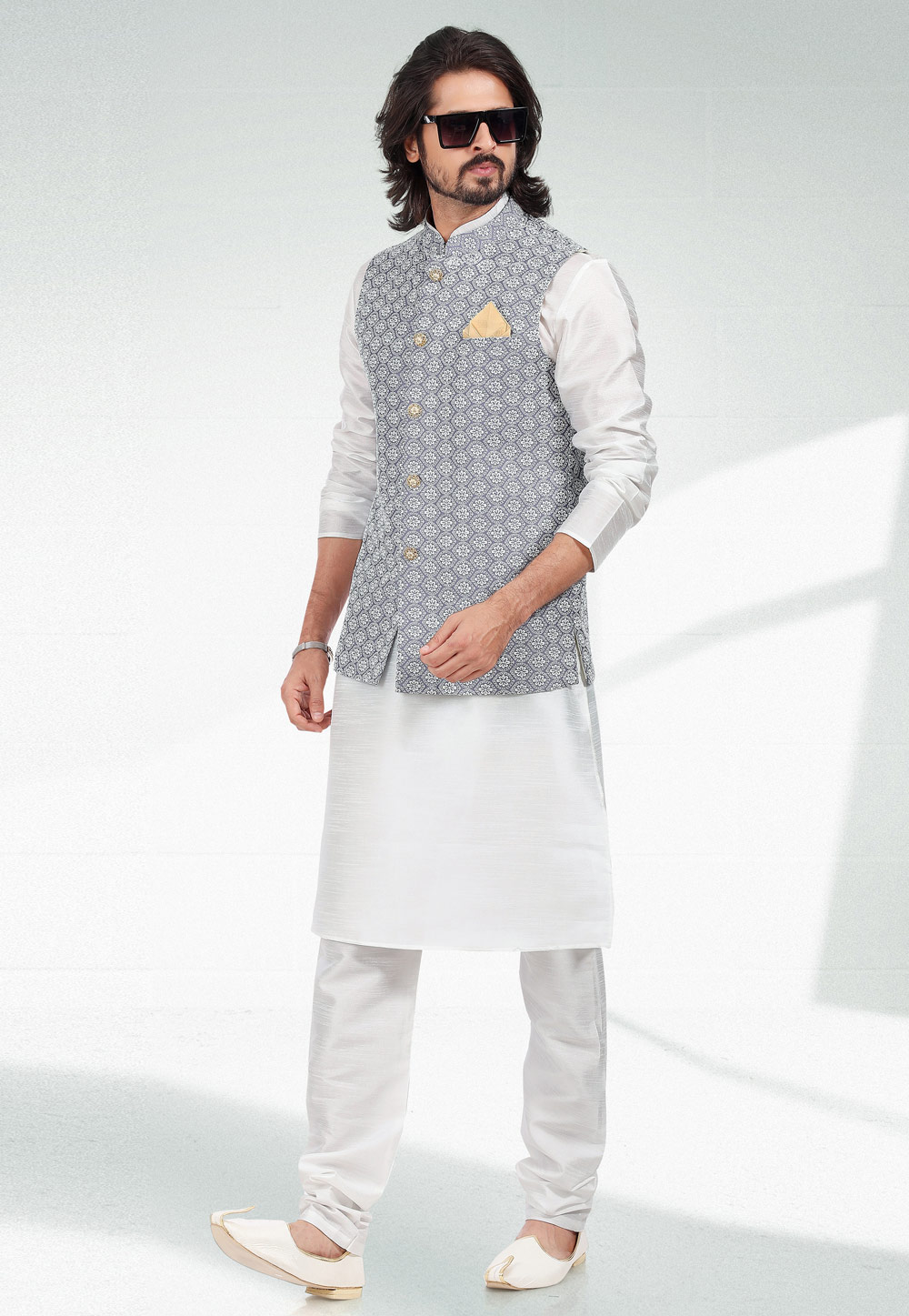 35 Latest Men's Kurta Pajama With Jacket Designs for (2020) | Jacket design,  Types of jackets, Jackets