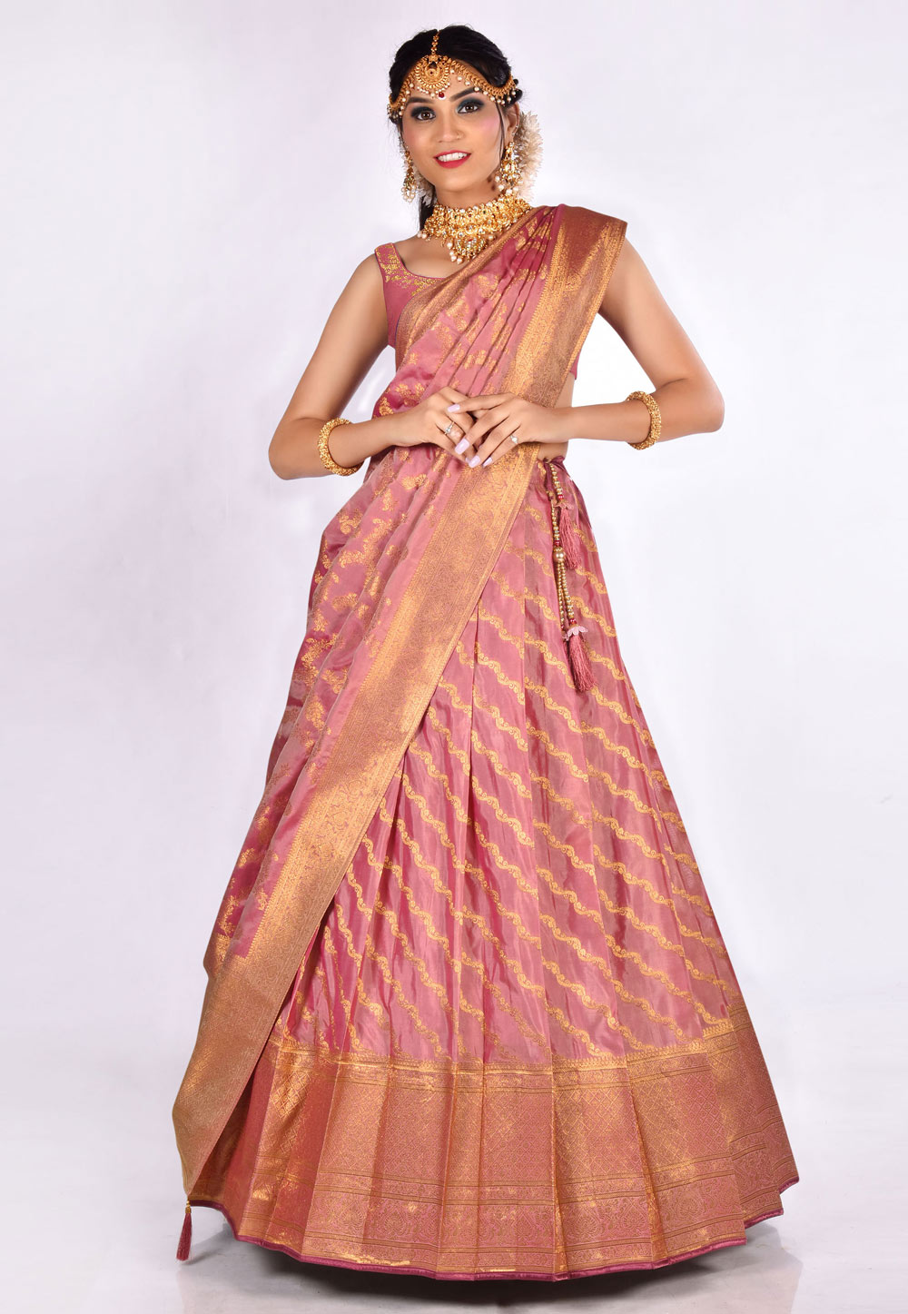 Green Banarasi Silk Saree With Meena Weaving – Bahuji - Premium Silk Sarees  Online Shopping Store
