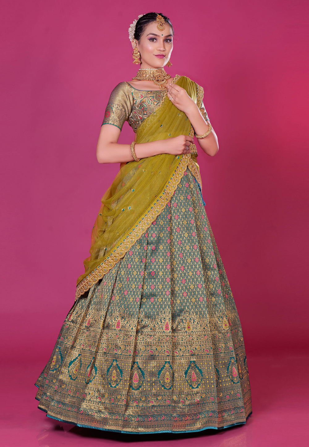 Chaniya Choli Blouse Design • Anaya Designer Studio | Sarees, Gowns And Lehenga  Choli