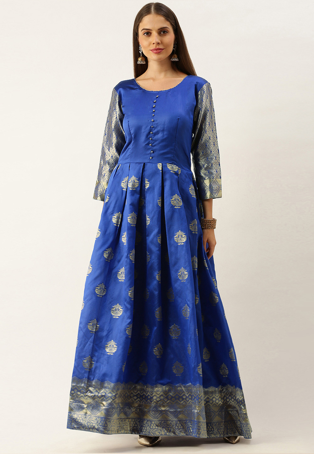 Blue Silk Gown 222881