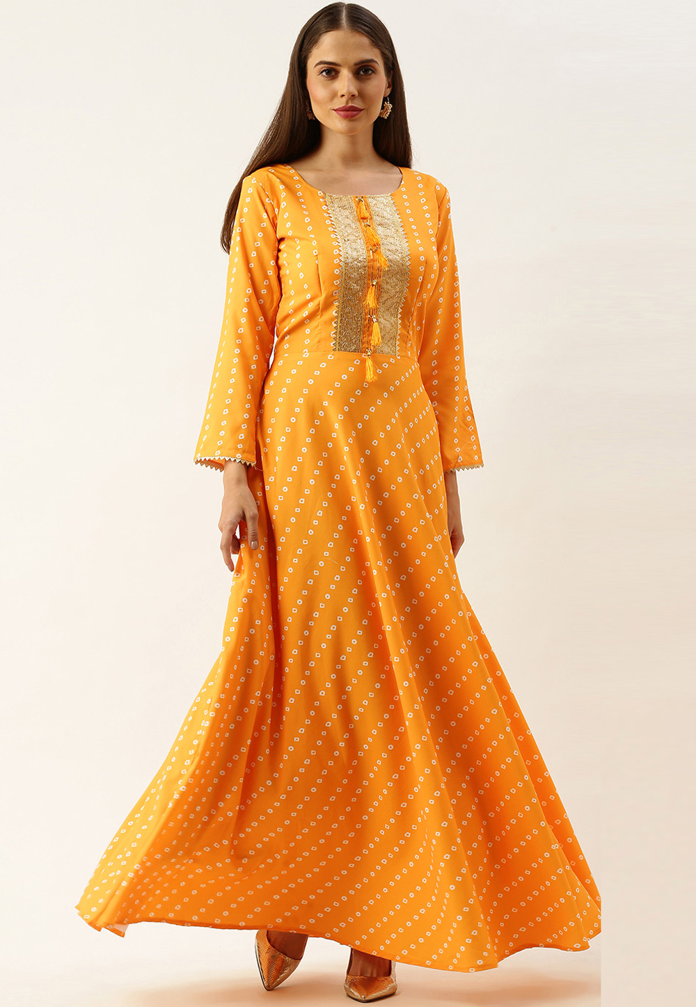Yellow Muslin Gown 222887