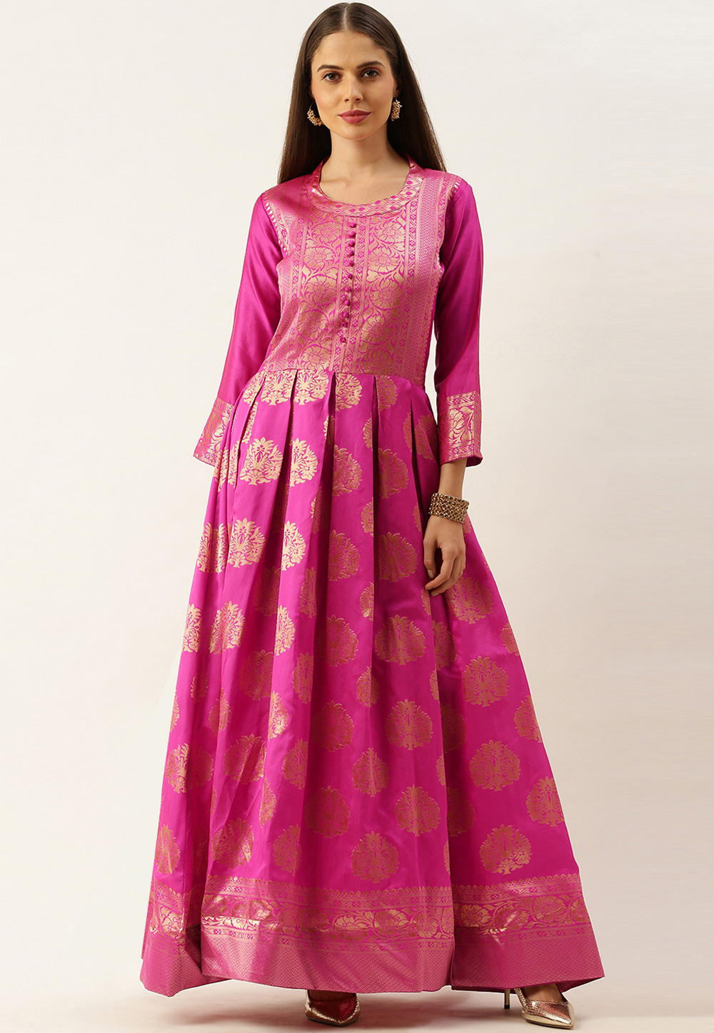 Pink Silk Gown 222889