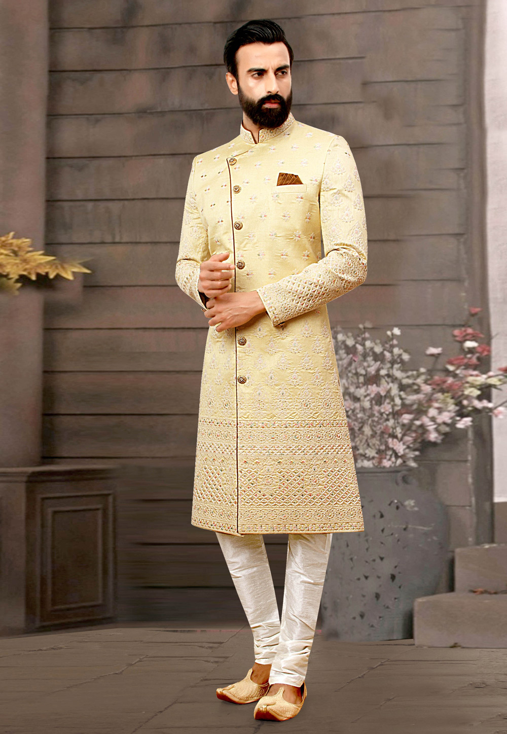 Sherwani sales style suit