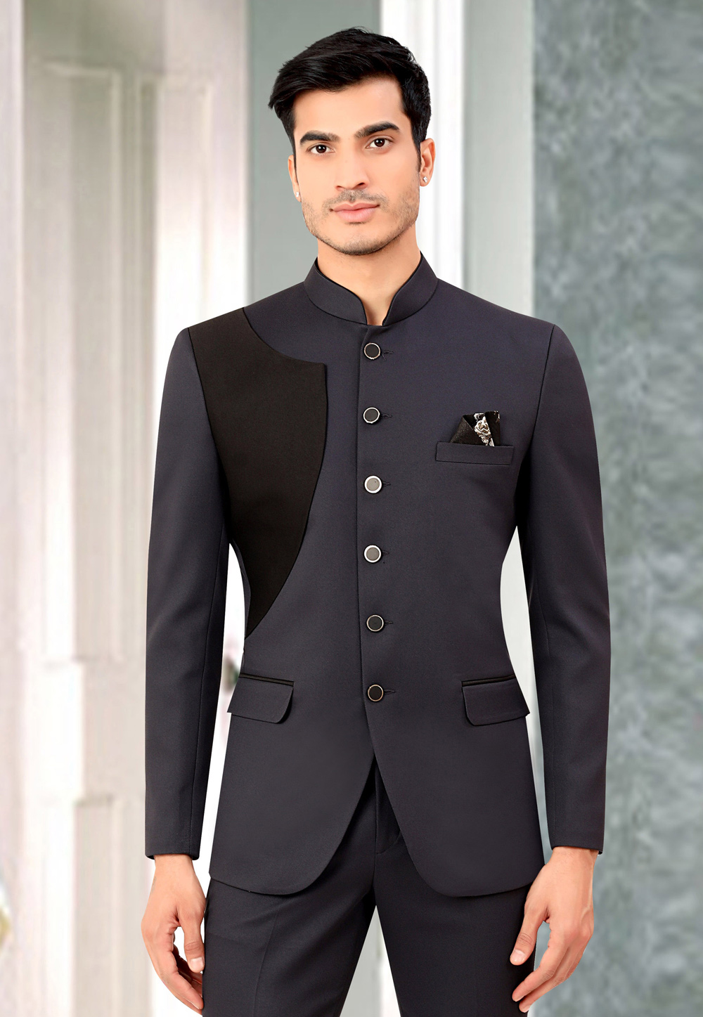 Half Jodhpuri Jacket-Kurta sets – Page 2 – Rajanyas | Mens fashion dress  shirts, Half jacket, Jackets