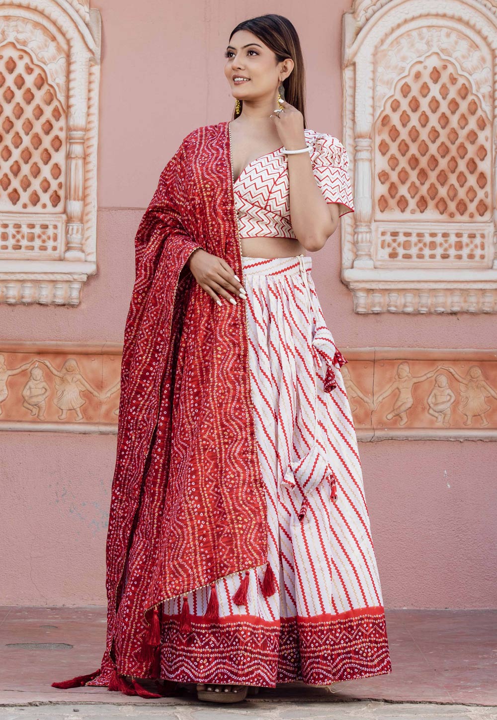 Designer Bridal Red Lehenga Choli for Indian Bridal Wear – Nameera by Farooq