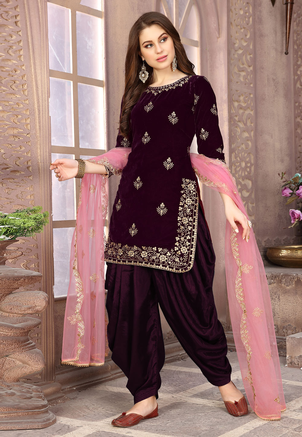 Velvet deals punjabi dress