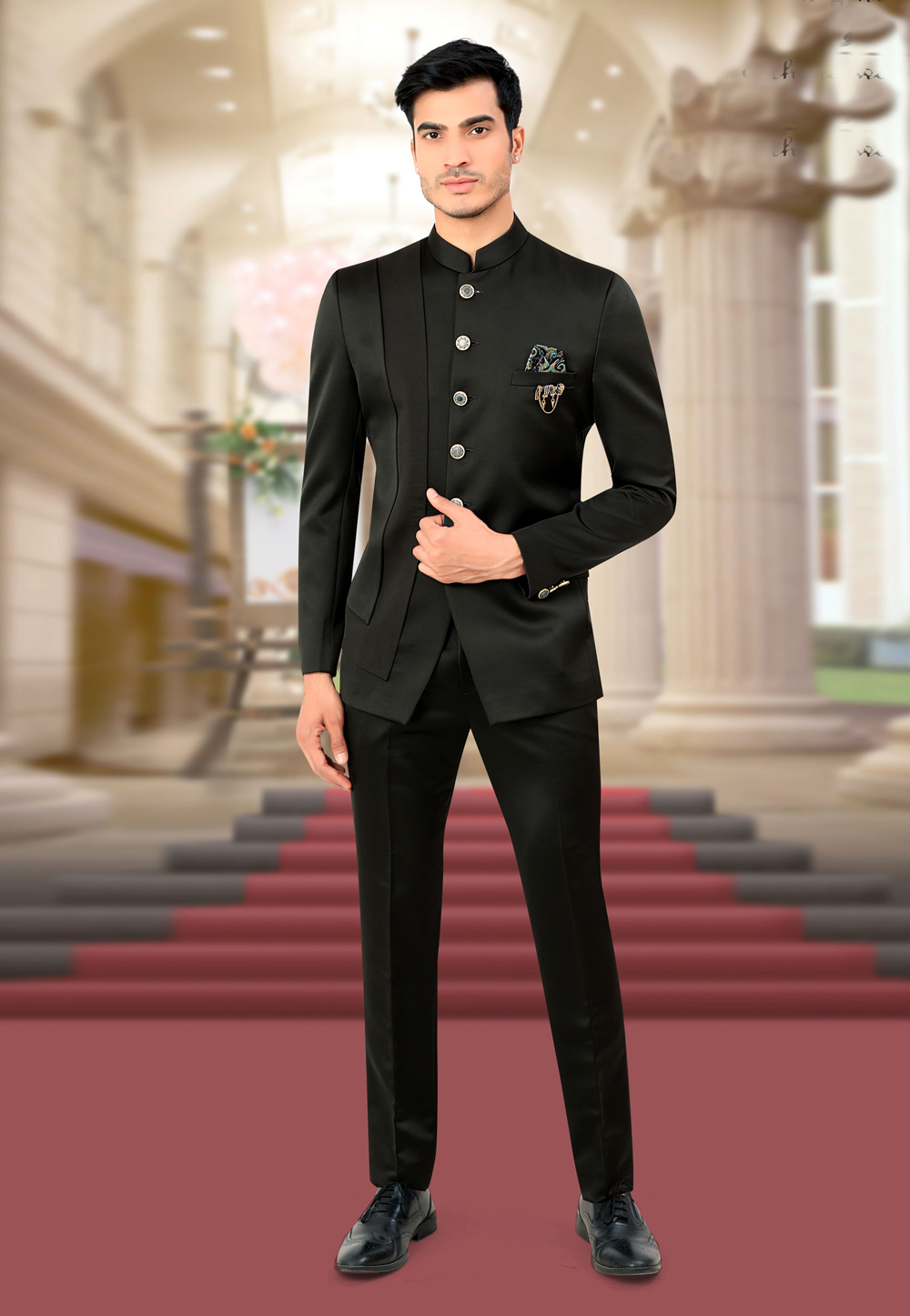 Angrakha on sale jodhpuri suit