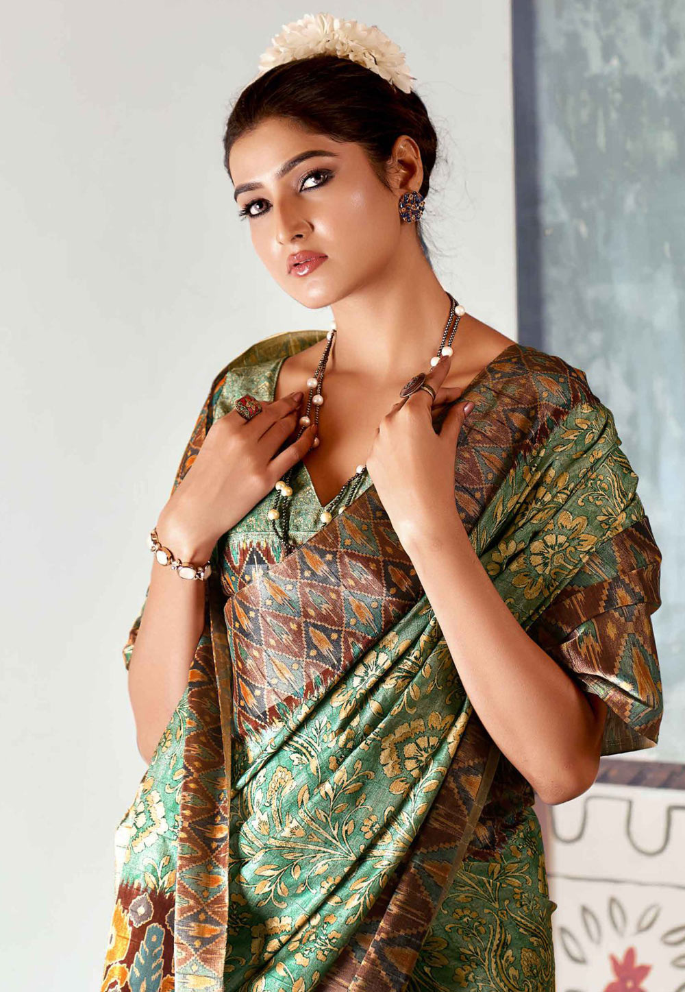 Tussar Silk Saree – Monamaar