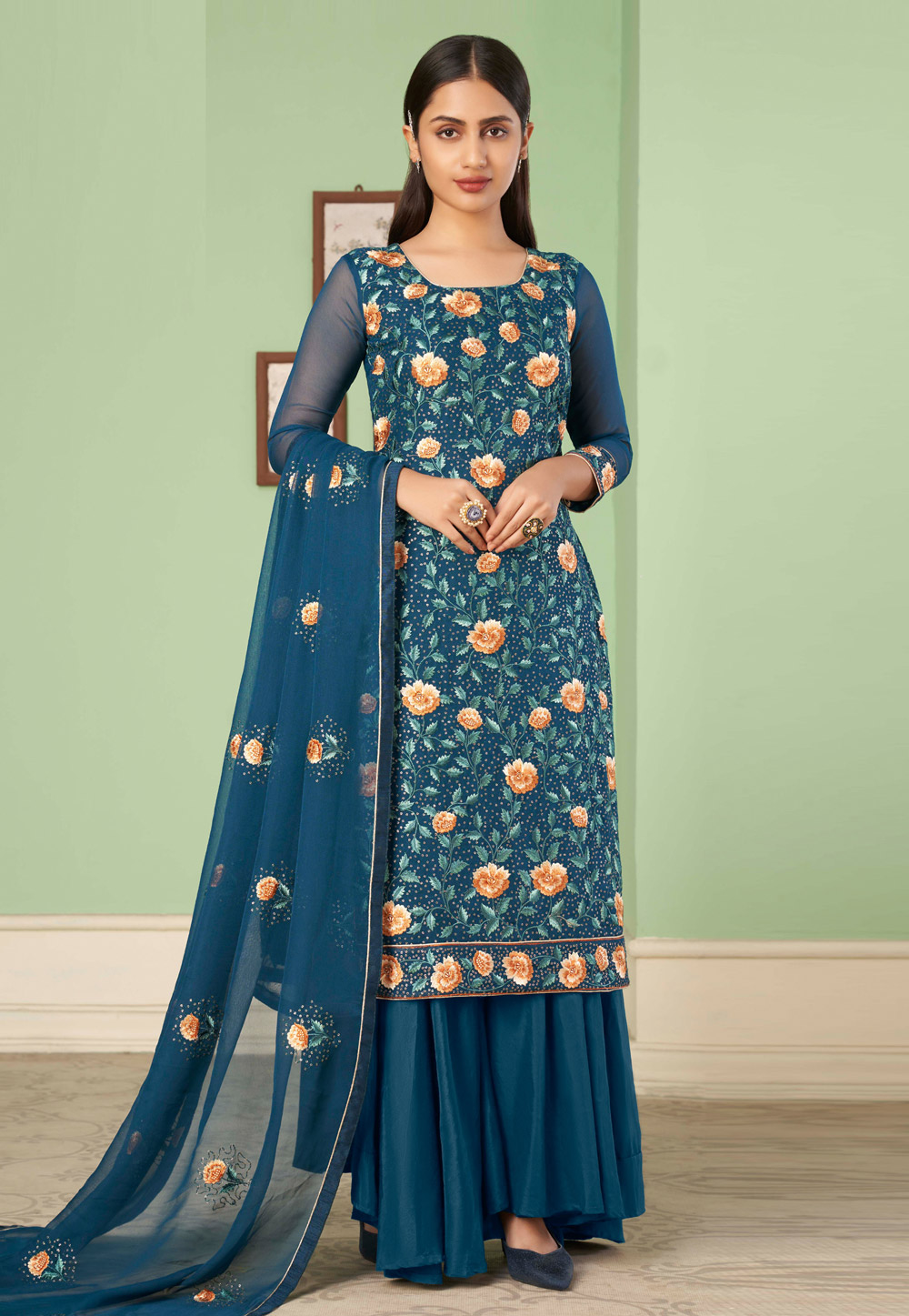 Page 12 | Palazzo Salwar Suits - Buy Palazzo Salwar Suits Online at ...