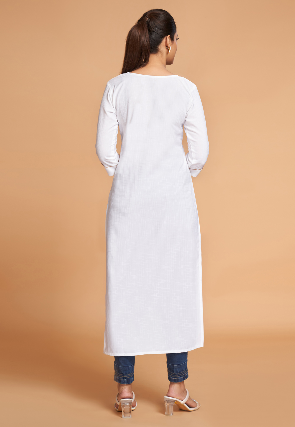 Buy Designer Cotton Kurta for Women Online in the USA — Karmaplace