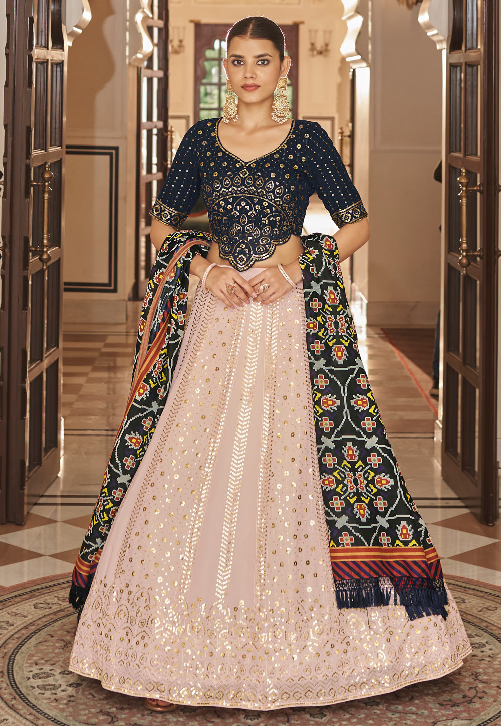 Cream Lehenga - Buy Latest Cream Color Lehenga Choli Online