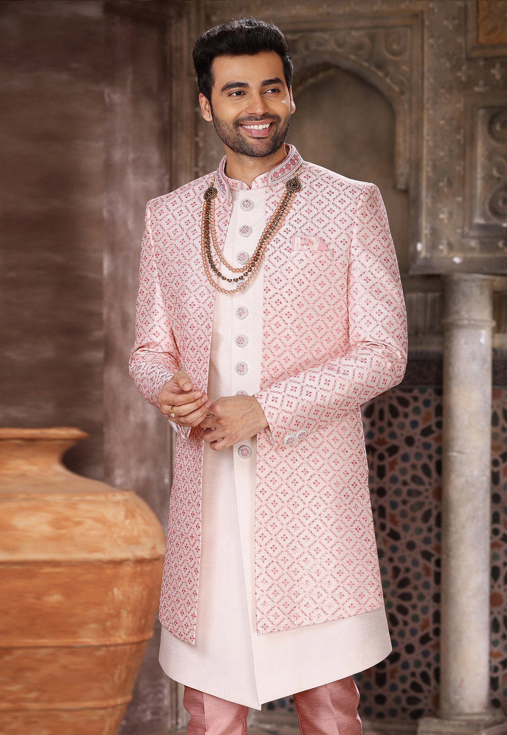 Sherwani with outlet vest