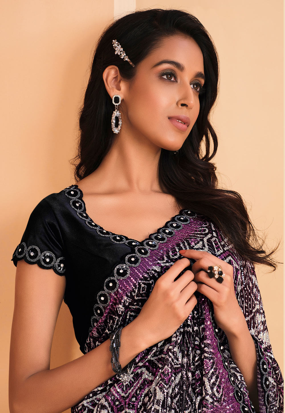 Crepe Sarees - Buy Crepe Sarees online in India