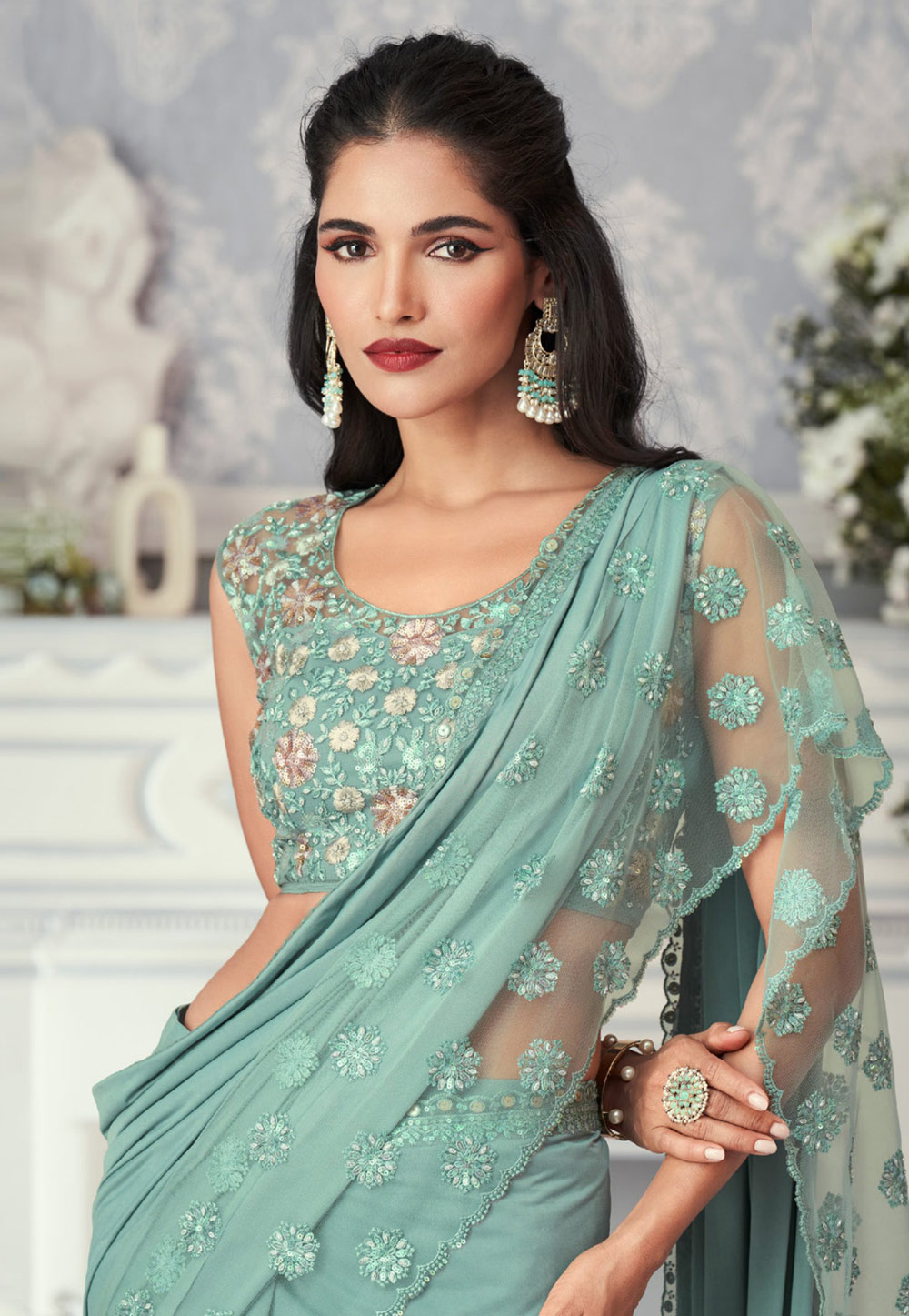 Looking for Lycra Saree Store Online with International Courier