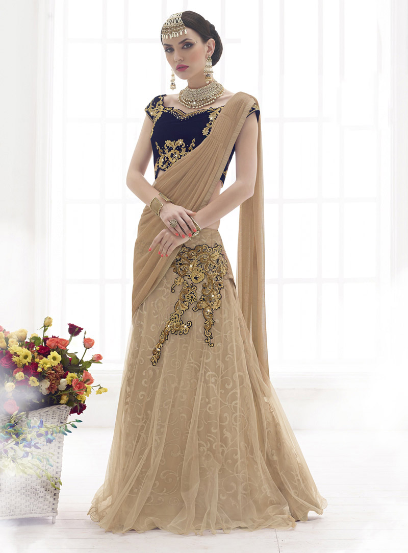 Lehenga Saree at Best Price in Ahmedabad, Gujarat | S. Dev Fashions Private  Limited