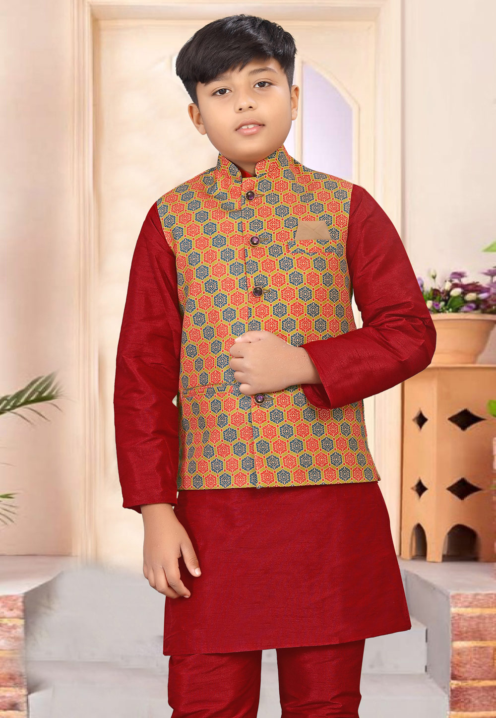 Readymade Designer Boys Kurta Pajama Indian Kids Dress 7395 | Kids kurta,  Kids dress, Boys kurta