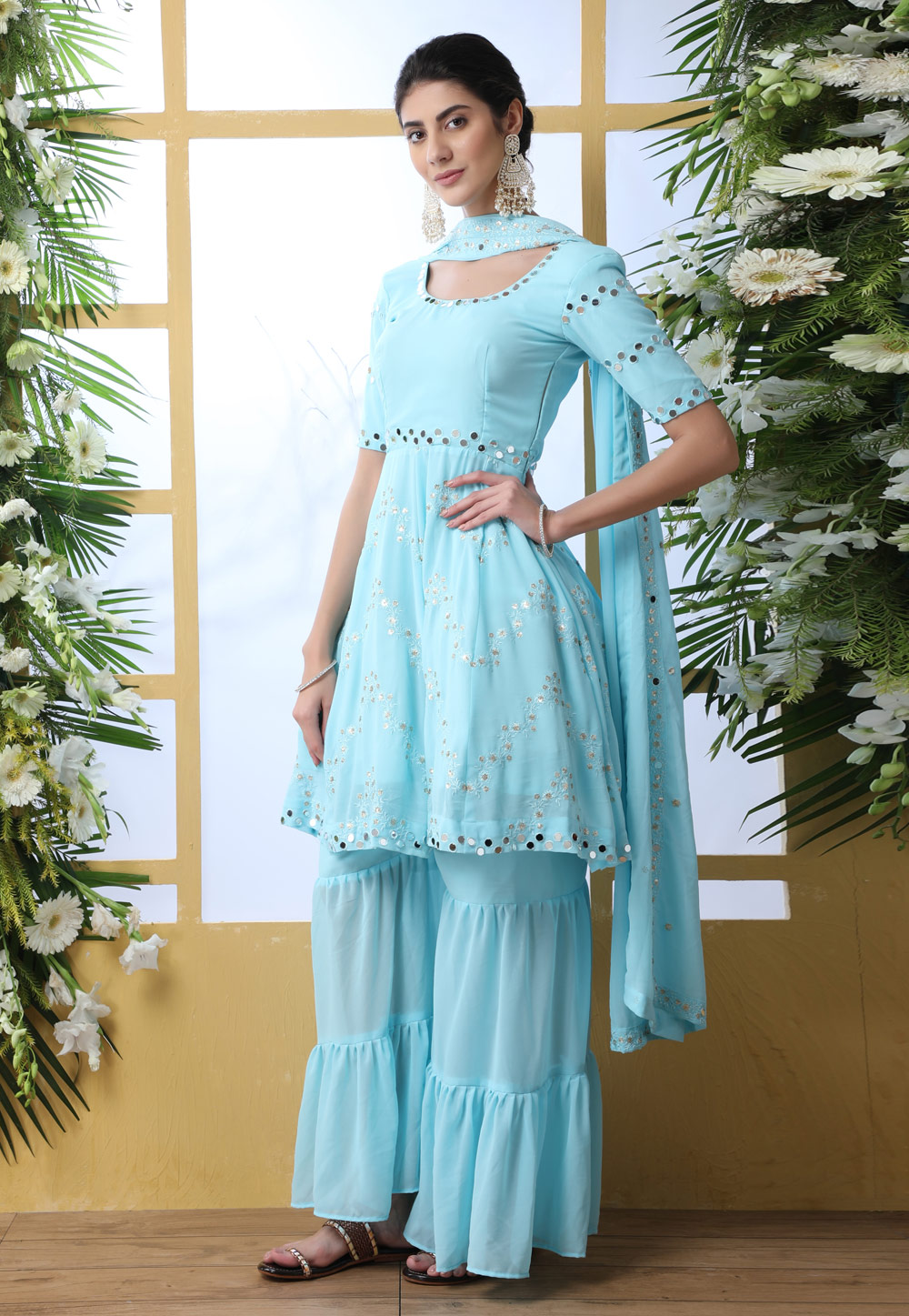 Sharara shop style suit