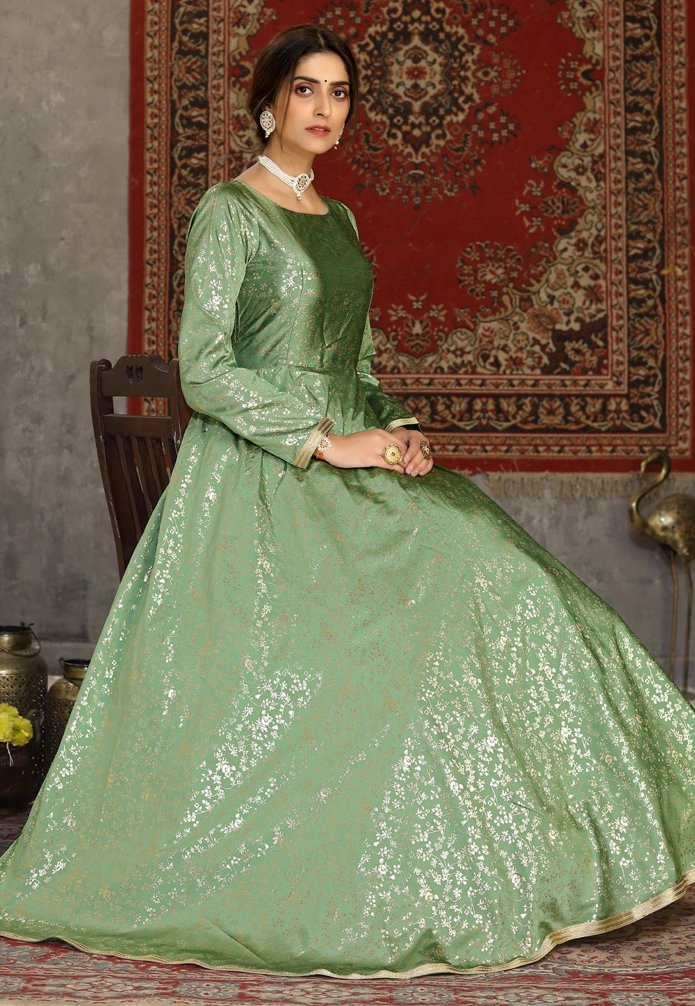 Shivangi Joshi Turns Heads In A Green Gown