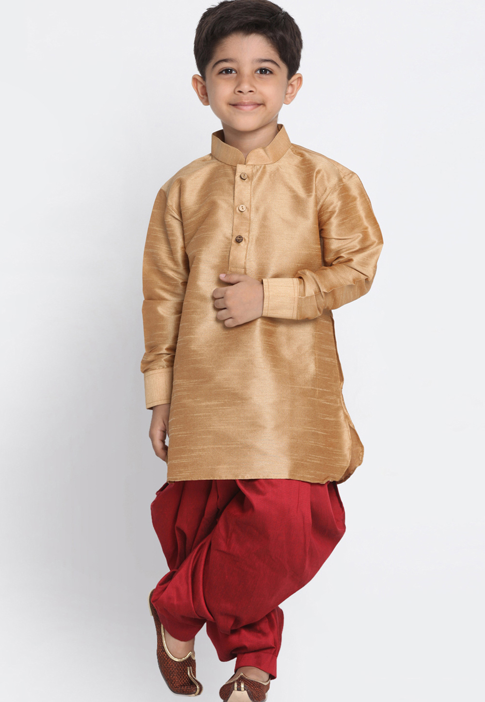 Golden Silk Kids Readymade Dhoti Kurta Pajama 190739
