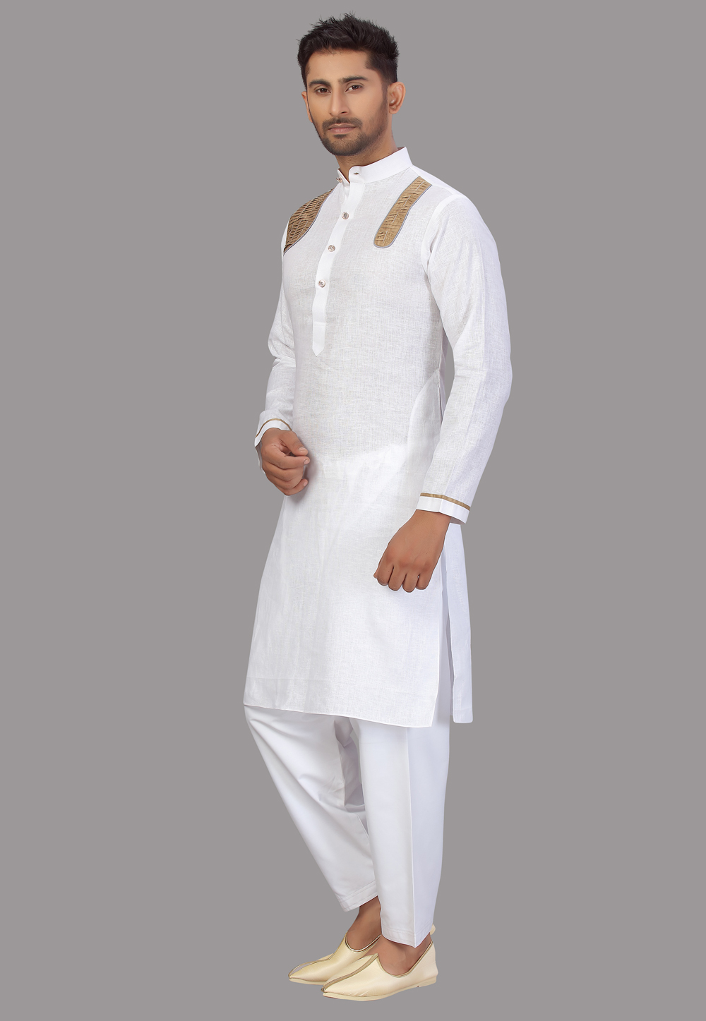 Party Wear White Mens Kurta Pajama With Jacket at Rs 2850/piece in Jaipur |  ID: 20351952230