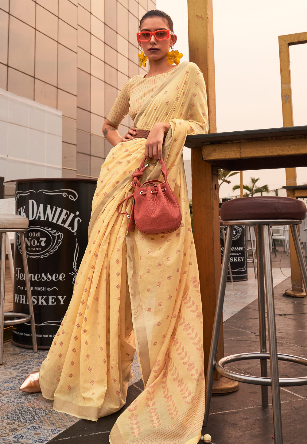 Yellow Silk Saree With Blouse 255690
